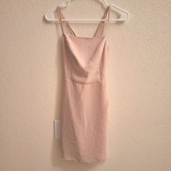 BCBG strappy pink mini dress size 4 - Picture 1 of 8